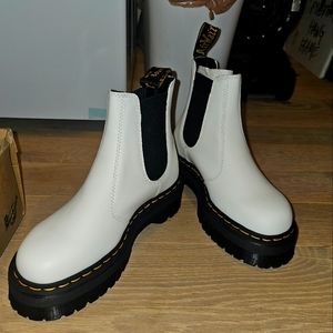 Dr. Martens Smooth Leather Platform Chelsea Boots